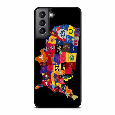 College football map Samsung Galaxy S21 Plus Case - XPERFACE