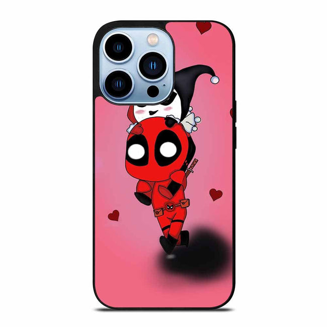 Deadpool harley quinn cute 1 iPhone 13 Pro Case cover - XPERFACE