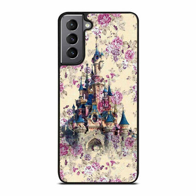 Disney sleeping beauty castle floral Samsung Galaxy S21 Plus Case - XPERFACE