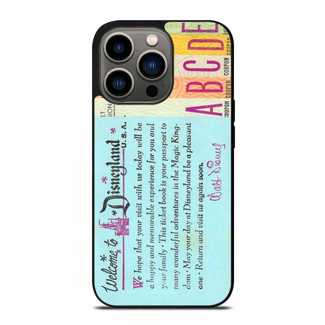 Disney world ticket book iPhone 12 Pro Case - XPERFACE