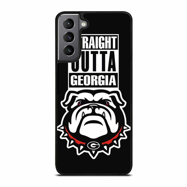 Georgia Bulldogs UGA Straight Outta Samsung Galaxy S21 Plus Case - XPERFACE