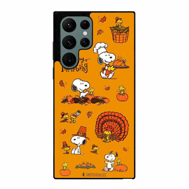 Snoopy thanksgiving Samsung Galaxy S22 Ultra Case - XPERFACE