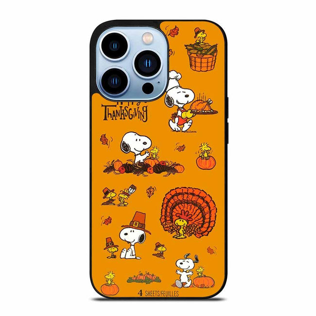 Snoopy thanksgiving iPhone 12 Pro Max Case cover - XPERFACE