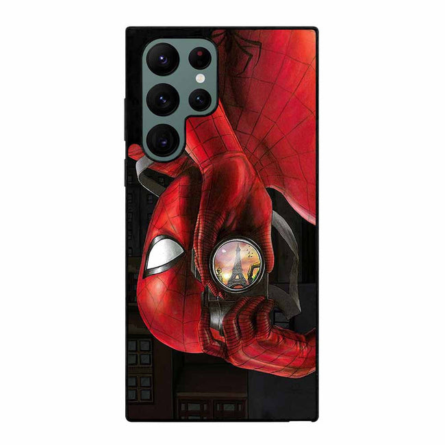 Spiderman taking a photo Samsung S23 Ultra Case