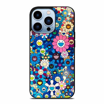 Takashi Murakami Blue Flowers iPhone 12 Pro Case - XPERFACE