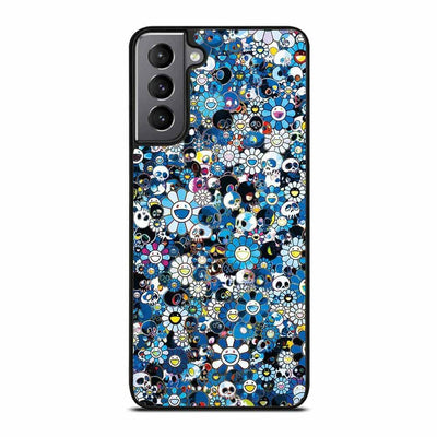 Takashi murakami flowers skull Samsung Galaxy S21 Plus Case - XPERFACE